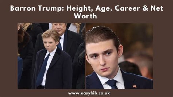 Understanding Barron Trump's Height And Age: A Comprehensive Guide