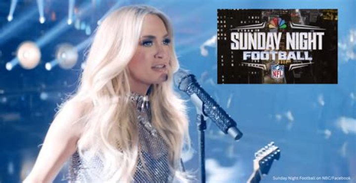 Carrie Underwood's Stunning Performance On Sunday Night Football
