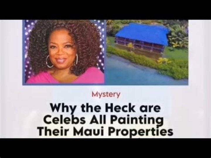 Transforming Maui: Celebrities Paint Houses Azure