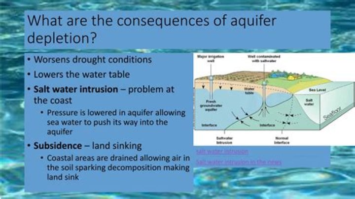 The Dire Consequences Of Aquifer Depletion: Impacts On Ecosystems And Society
