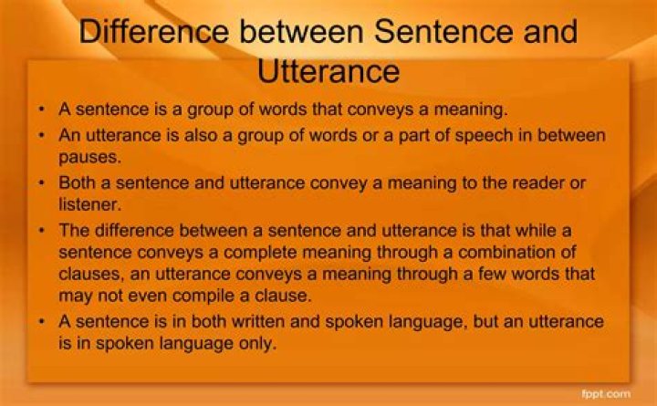 Uncover The Key Differences Between Sentences And Utterances: A Comprehensive Guide With Examples