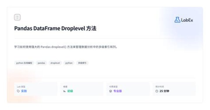 Master Dropping Levels In Pandas DataFrames