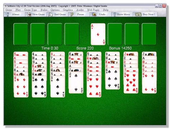 Play Free Solitaire On Green Felt: Enjoy The Classic Card Game