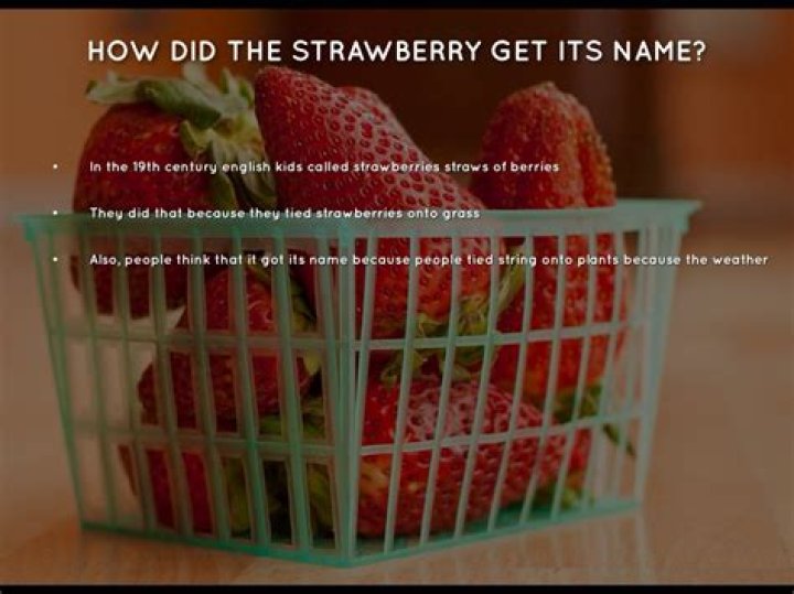Unraveling The Origins Of The Strawberry's Enchanting Name