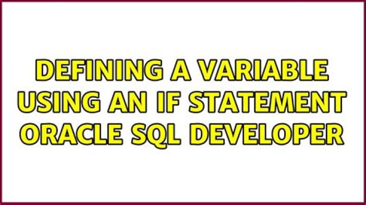 All About Oracle SQL IF Statements