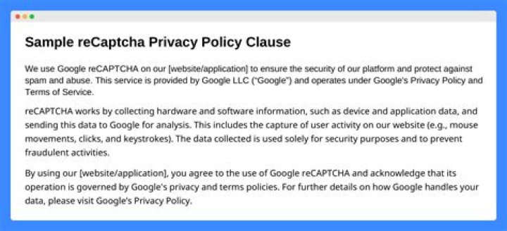 Protect Your Privacy With Invisible ReCAPTCHA: Privacy Policy Guide