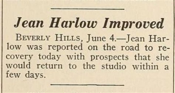 The Tragic End: Understanding Jean Harlow's Kidney Failure