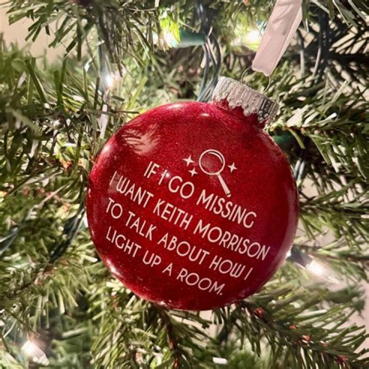 Stunning Keith Morrison Ornament: A Captivating Piece