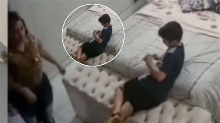 Unmissable CCTV Footage: Boy And Mother Captured On Camera