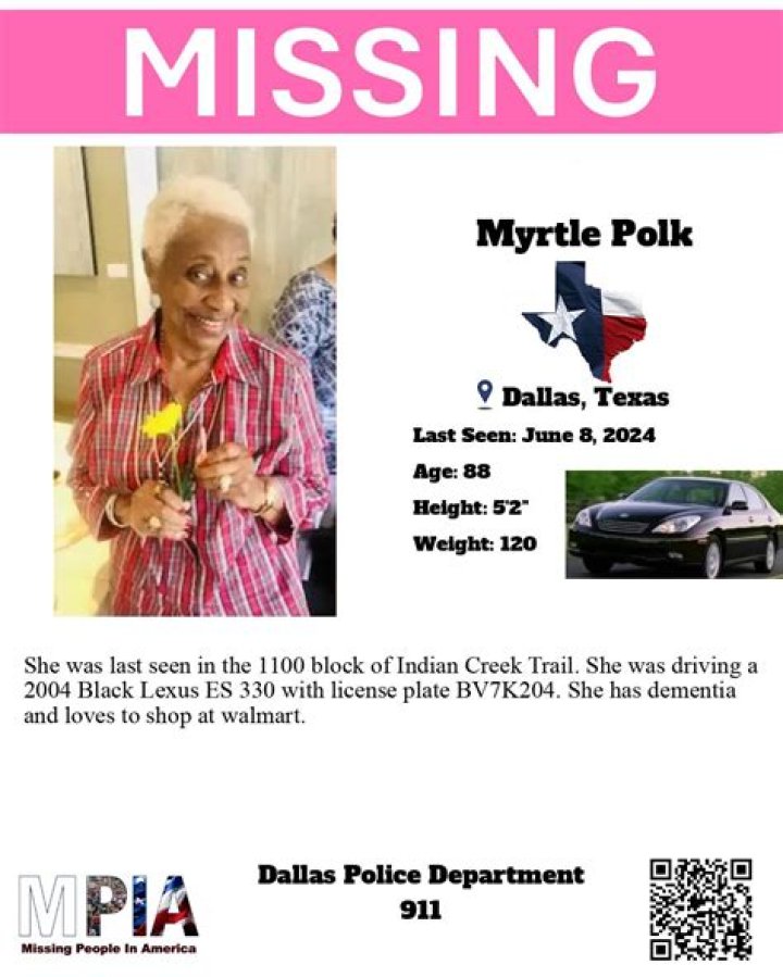 Search For Missing Woman In Dallas, Texas: Lillie Anderson