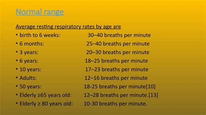 What Is The Normal Range Of Breaths Per Minute For Newborns?