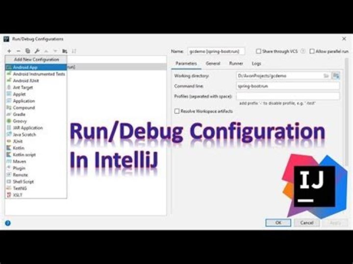 Beginners Guide To IntelliJ Run/Debug Configuration