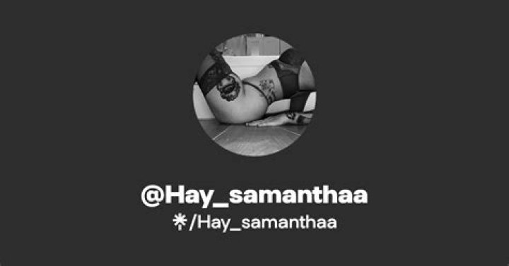 Samantha's OnlyFans: Exclusive Content Leaked