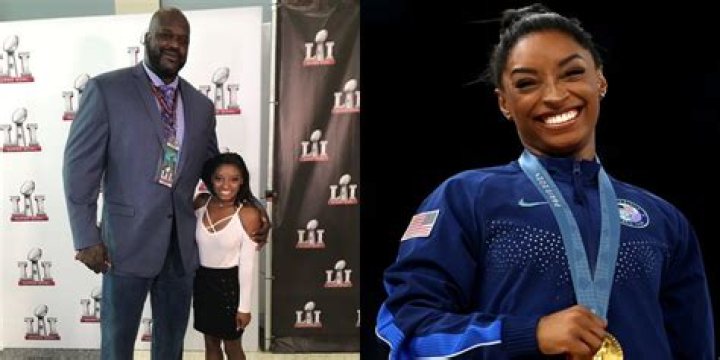 Shaquille O'Neal And Simone Biles Strike Iconic Pose: A Photo To Remember