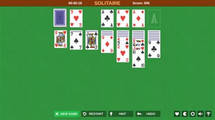 Timeless Solitaire On Verdant Felt: A Classic Gaming Experience