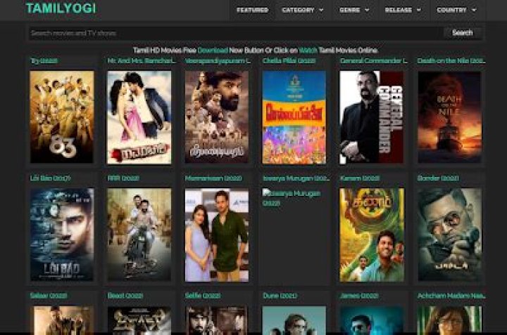Tamilyogi Cc In: Your Ultimate Guide To Watch Tamil Movies Online