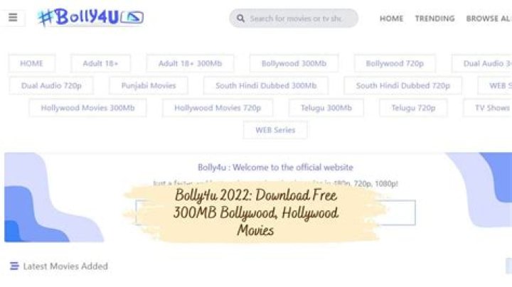 Watch The Latest Bollywood Movies On The Bolly4U