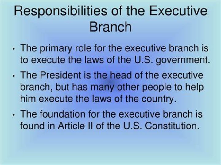 Ultimate Guide: Executive Branch Responsibilities Unveiled