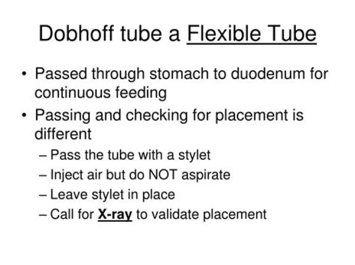 Understanding Dobhoff Tubes: A Comprehensive Guide