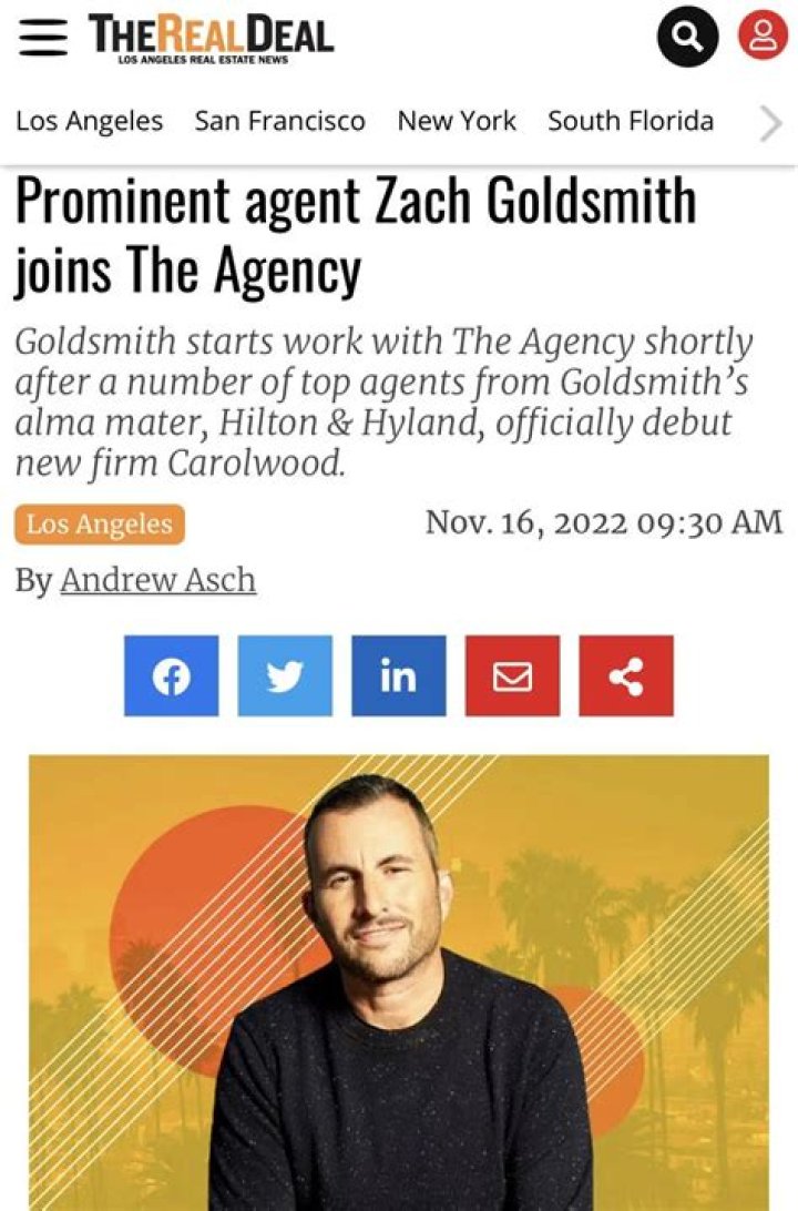 The Wealthy World Of Zach Goldsmith: Exploring The Net Worth Of The Agency CEO