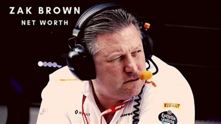 Zak Brown's Net Worth In 2024: Estimated Earnings And Wealth